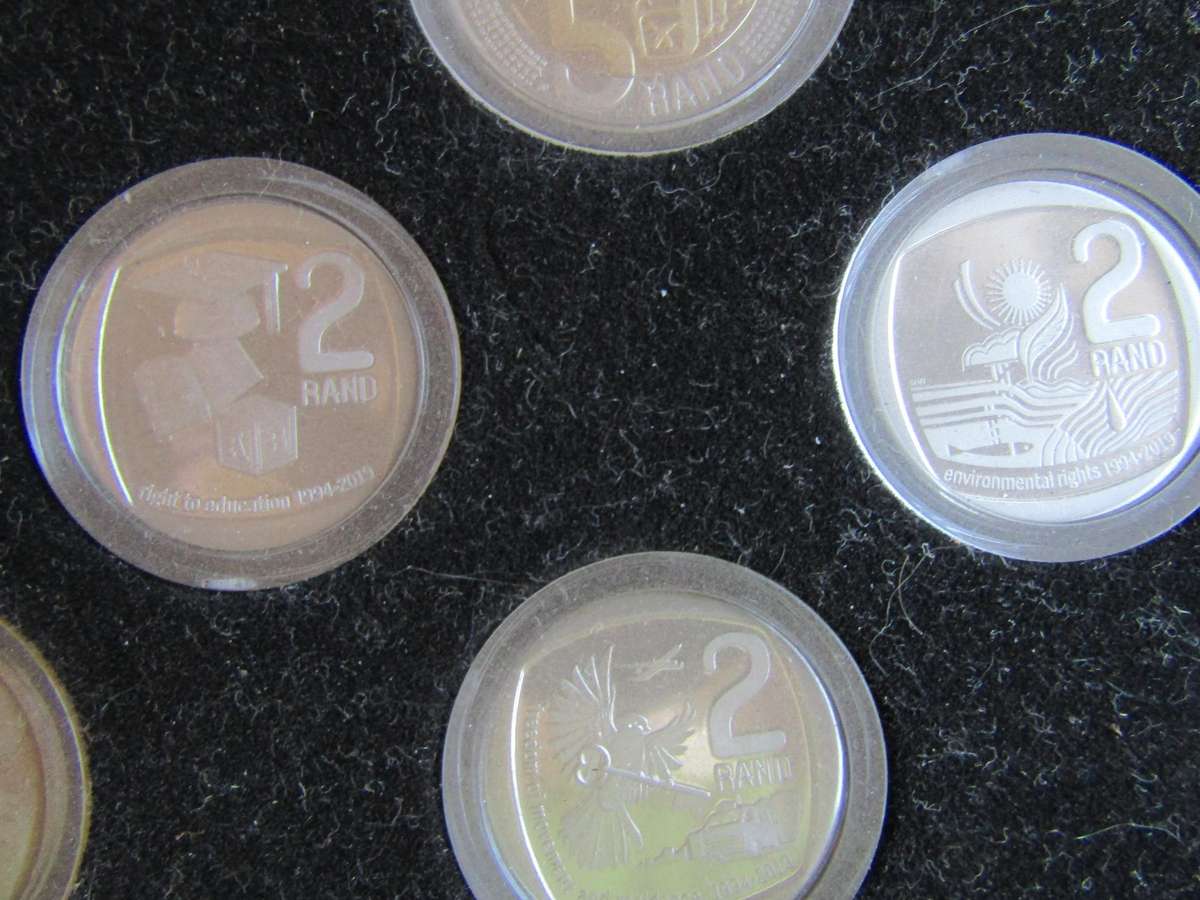 2019 Celebrating South African  25 Years of Constitutional Democracy Proof Set