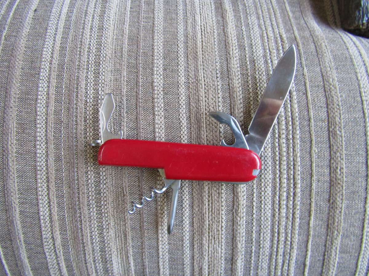 6 Piece Victorinox Knockoff Knive.  Blade 6cm