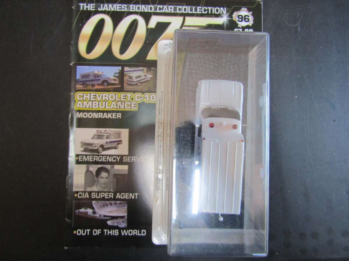007 Chevrolet C-10 Ambulance  - Moonraker - scale 1/43. Sealed. with Book Nr 96