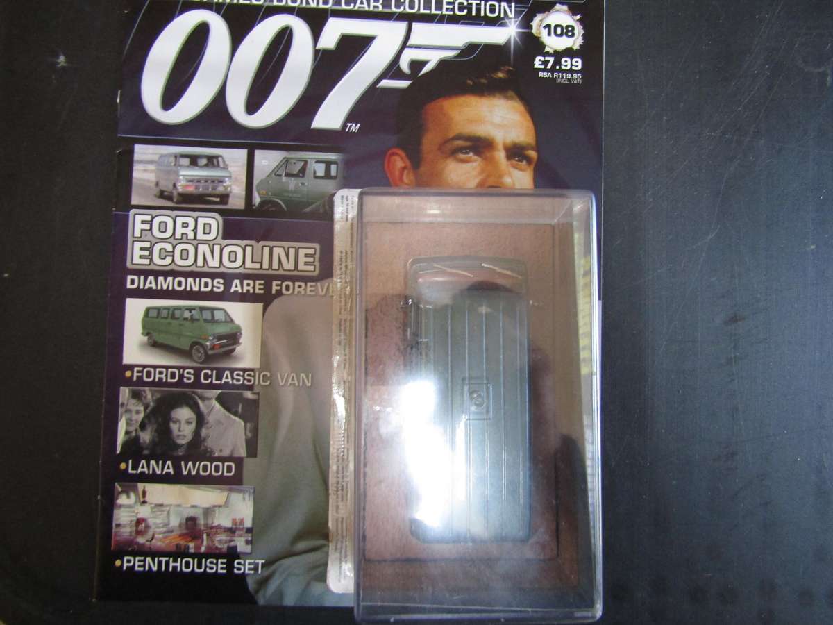 007 Ford Econoline  - Diamonds are Forever - scale 1/43. Sealed. with Book Nr 108