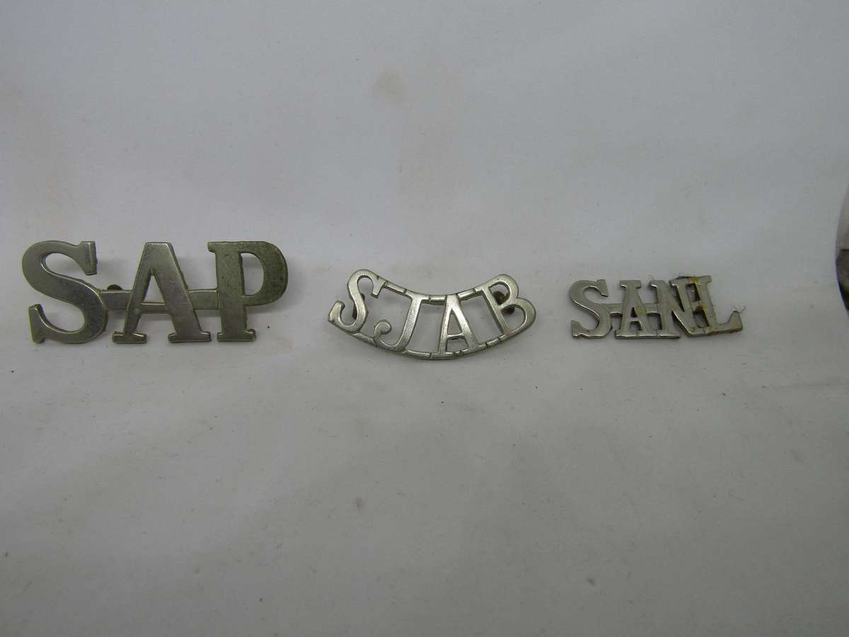 South African Nursing League St John Ambulance Brigade Shoulder Title