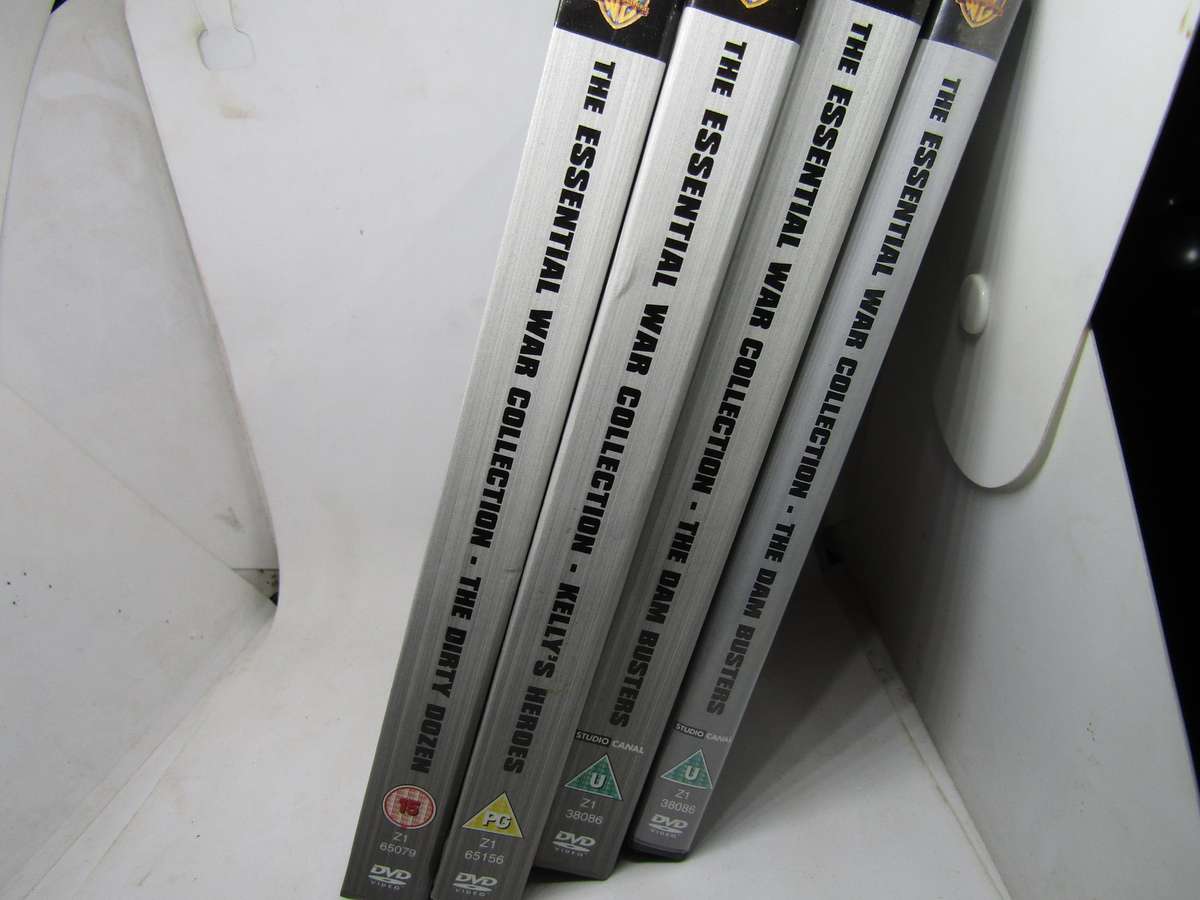 3 Essential  DVD Box set The Dam Buster. Dirty Dozen and Kelly's heroes