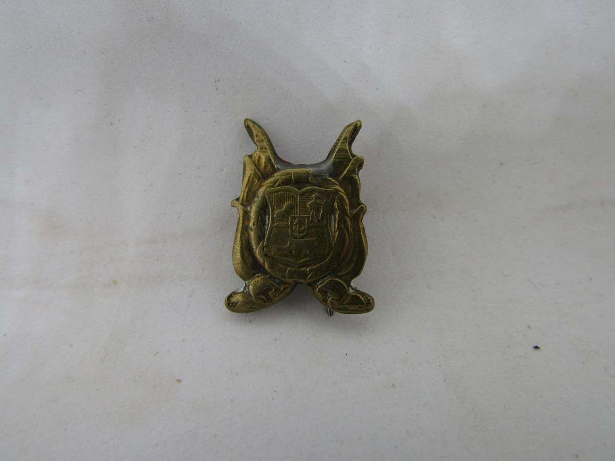 Old ZAR Copper Coat of Arms 2cm