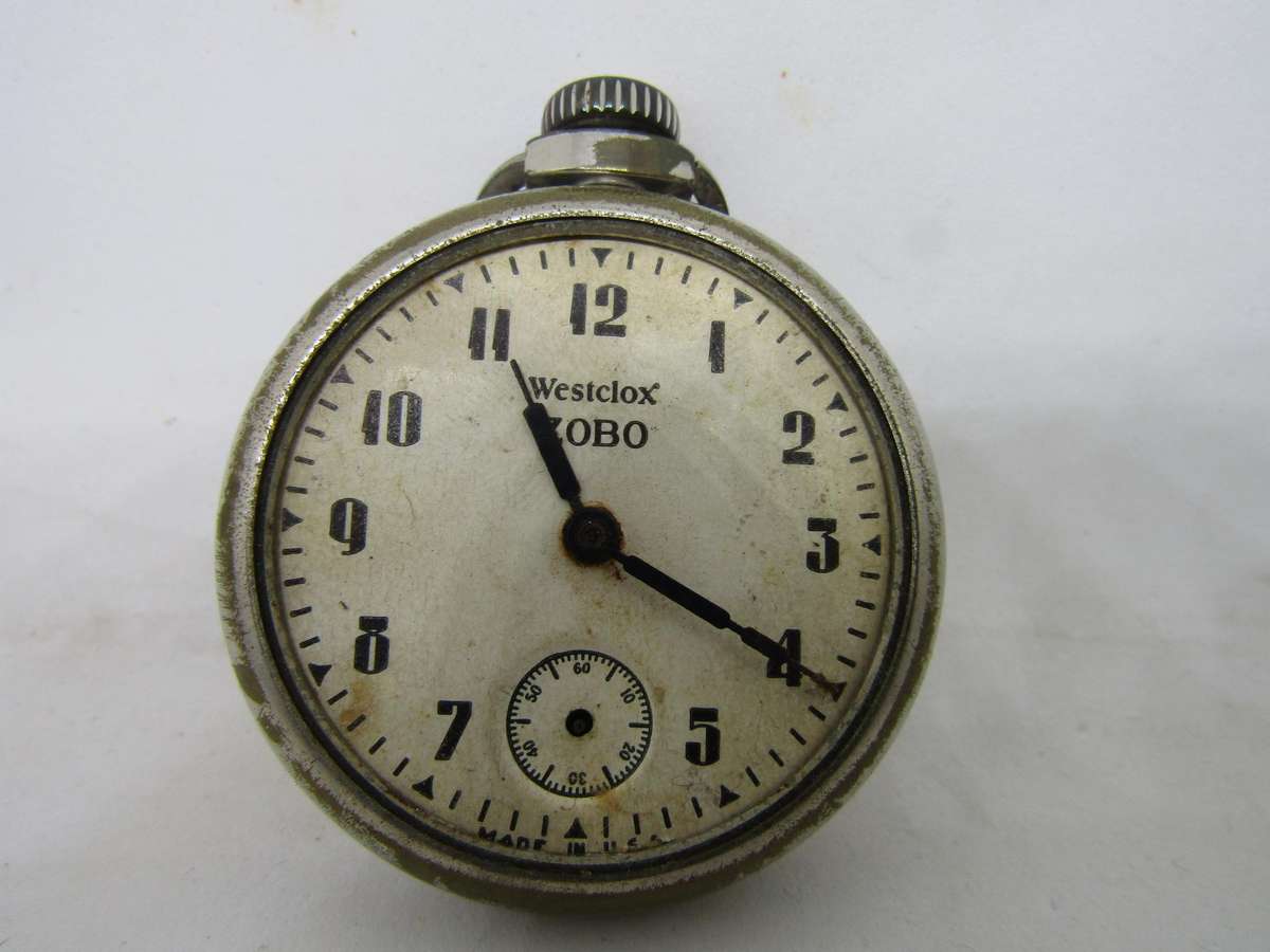 Westclox Zobo Pocket watch. Spares and Restoration