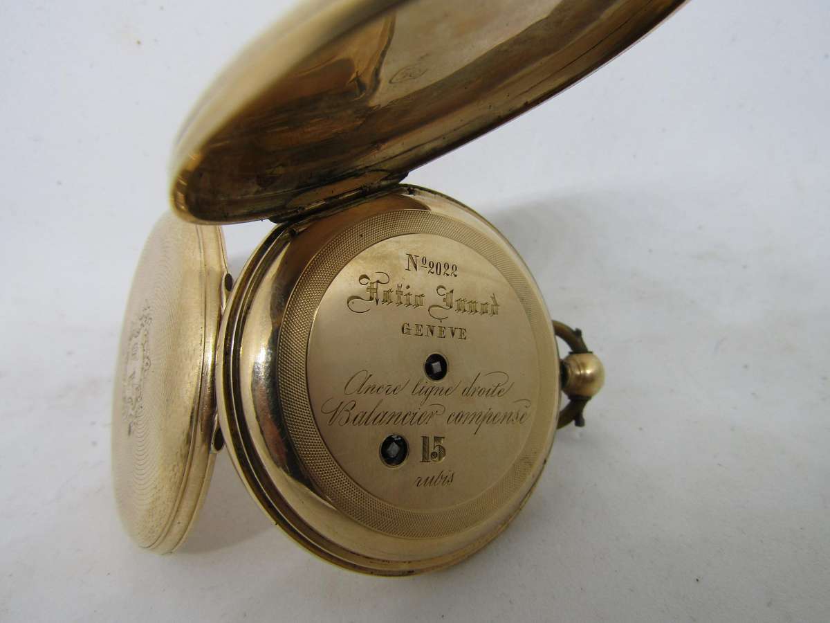 Gold Plated Pocket watch, no Key, But works and Oiled 4.5cm