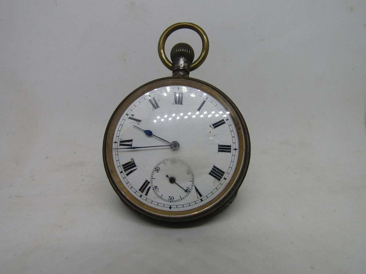 1940's Swizz made 15 Jewel Pocket Watch. Spares or Restoration