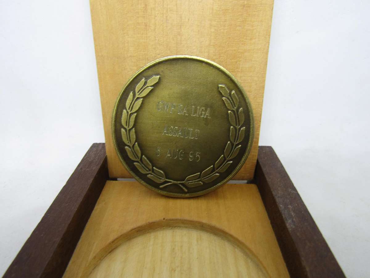 1995 SADF Army Battle School Lohatla Gwp Medal for assault (A)