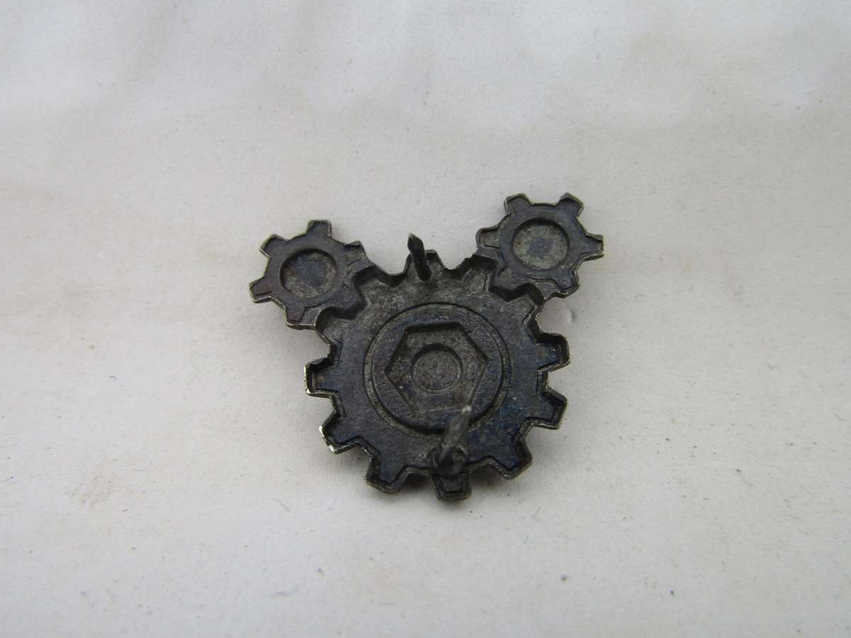 SADF South West African TDK Corps Collar Badge (2 Available) Pins Intact.