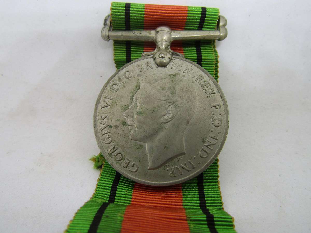 WW2 Defence Medal to CW Weitz