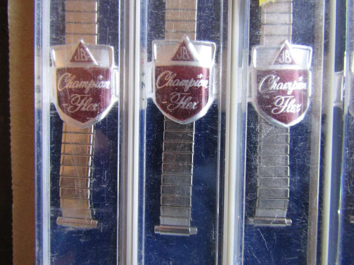 Jacoby - Bender Inc Champion Flex Ladies Wrist watch band. 1cm diameter. Bid per band (7 available )