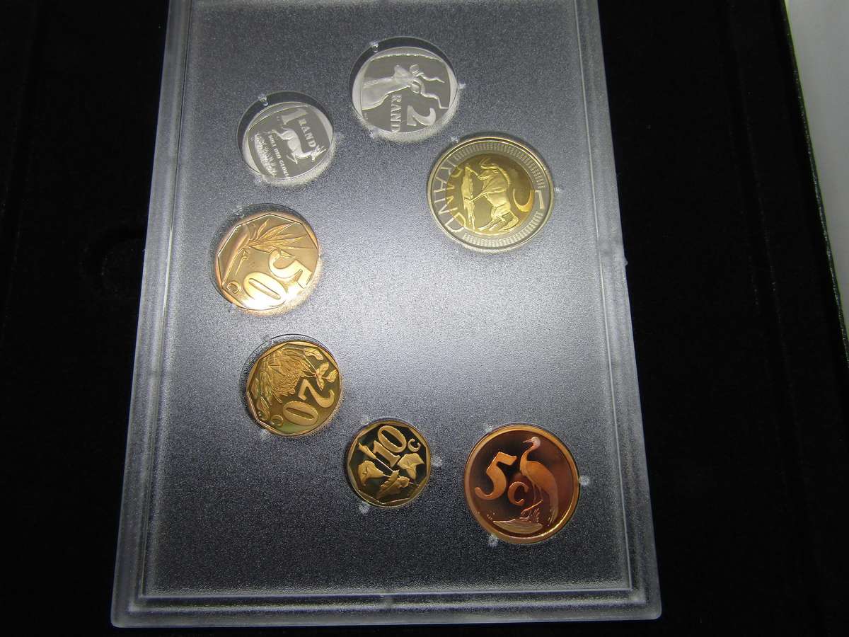 2008 South African Proof set . Mintage < 2000.