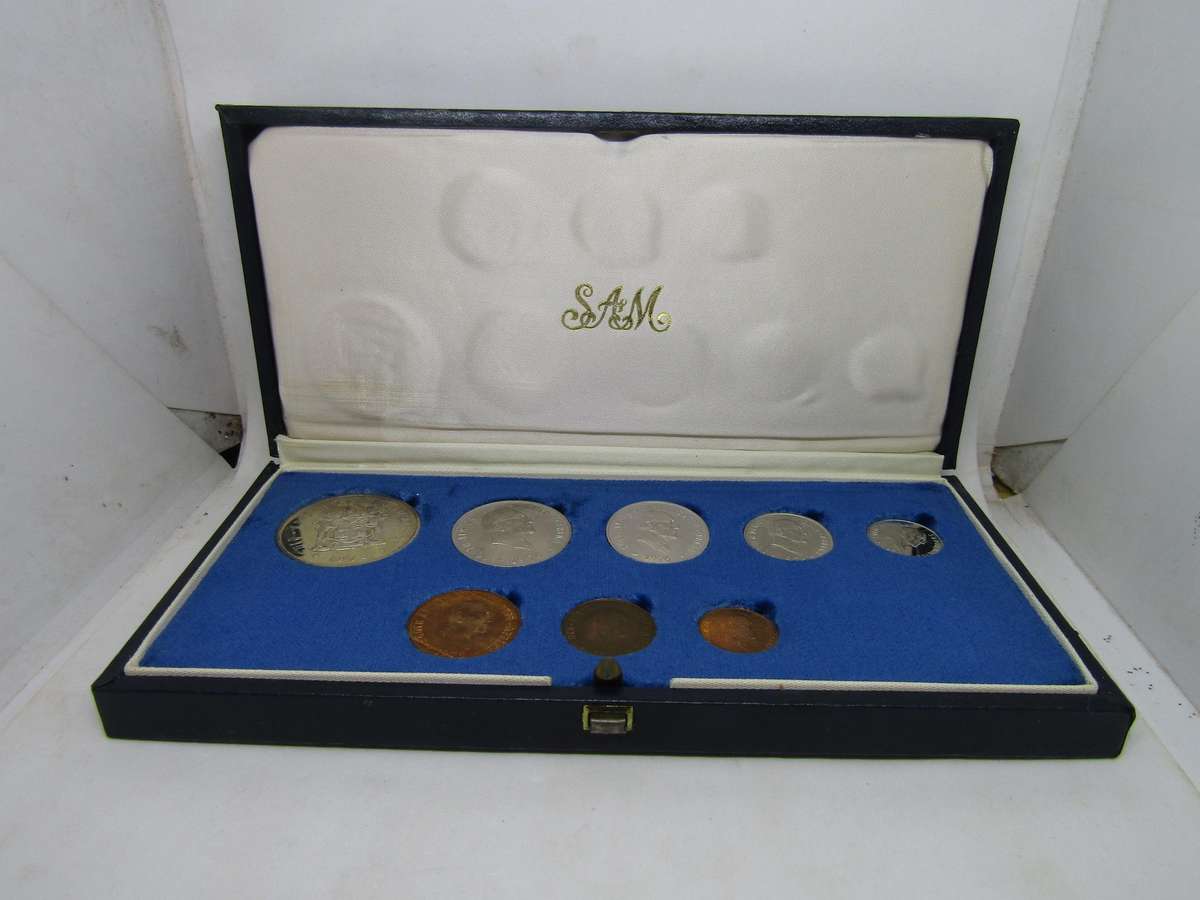 1976 South African Proof set with Silver R1