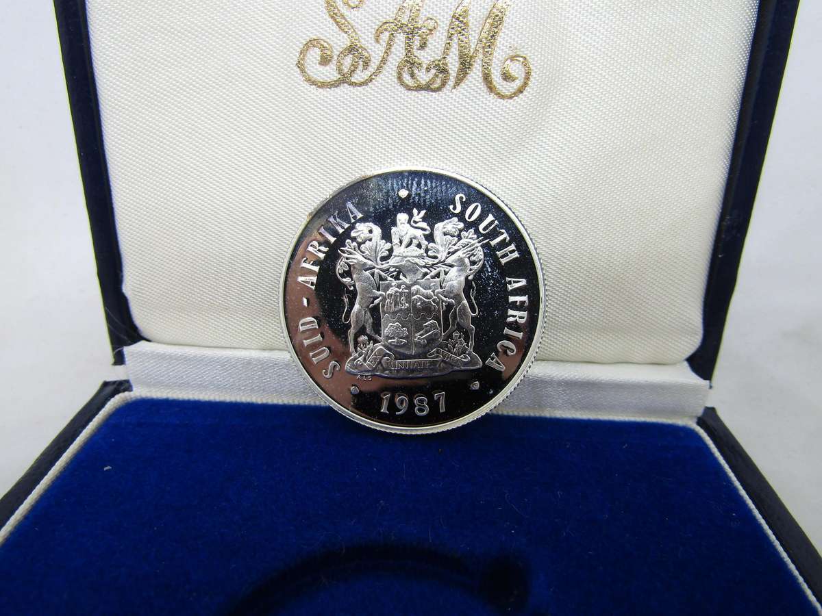 1987 South African Silver One Rand R1 (Proof)