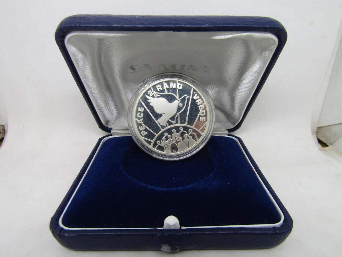 1993 Peace Silver Two Rand R2 (Proof)