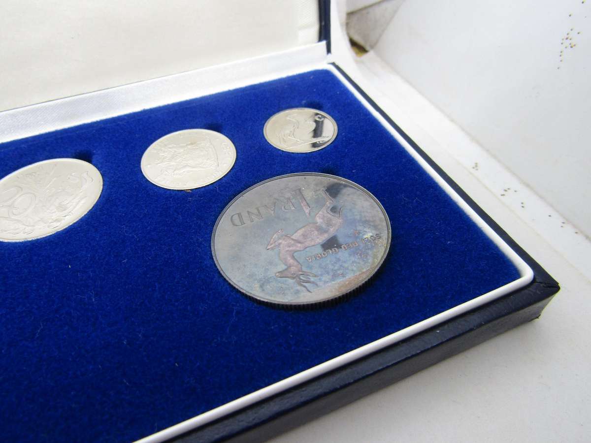 1989 South African Proof Set with Double R1 (Proof)