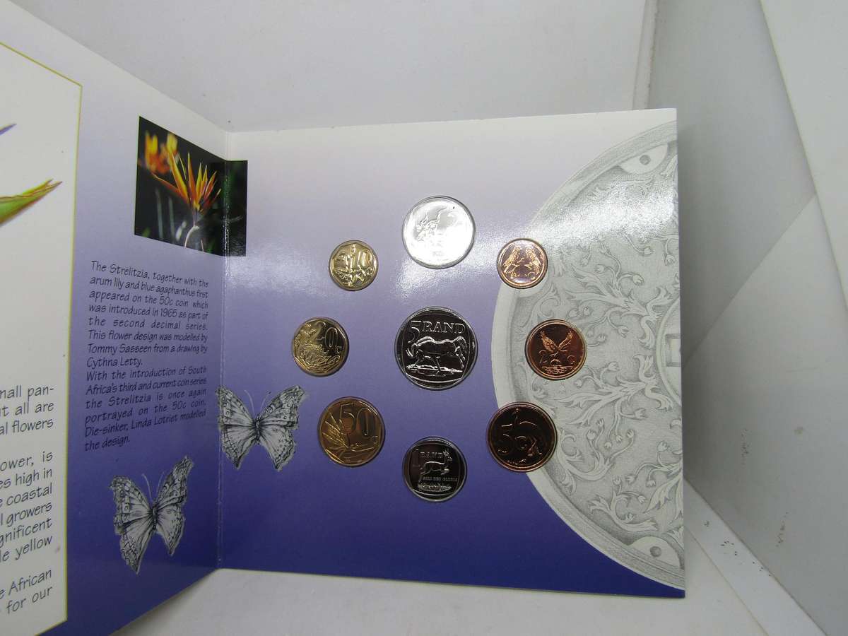 1996 South African Unc Set. Cardboard Type