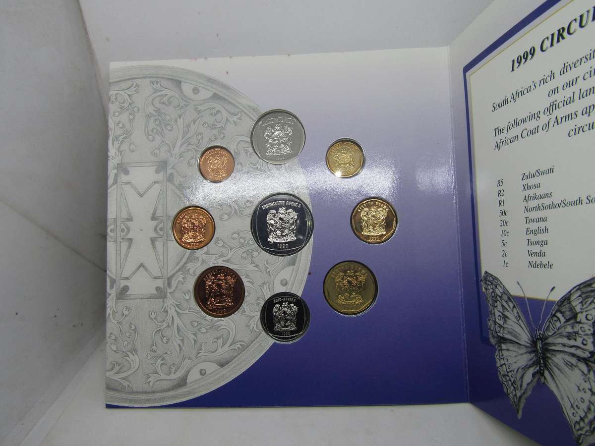 1996 South African Unc Set. Cardboard Type