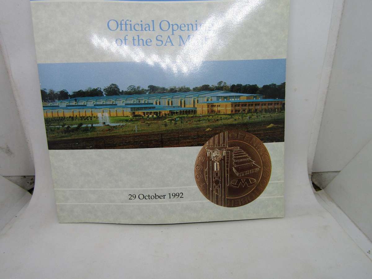 1992 Official Opening of The SA Mint in Centurion. Bid per set