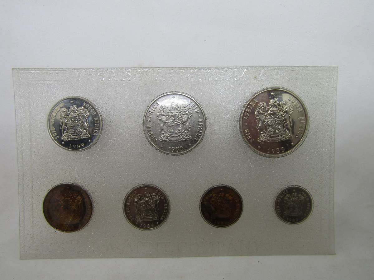 1989 South African Unc Set. Bid per set.