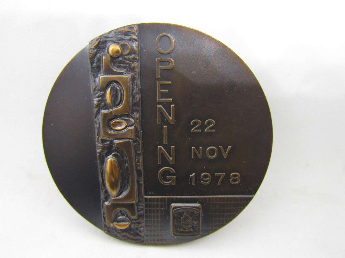 Large Bronze Medal to The Opening of the SA Mint 1978 in SA Mint Box