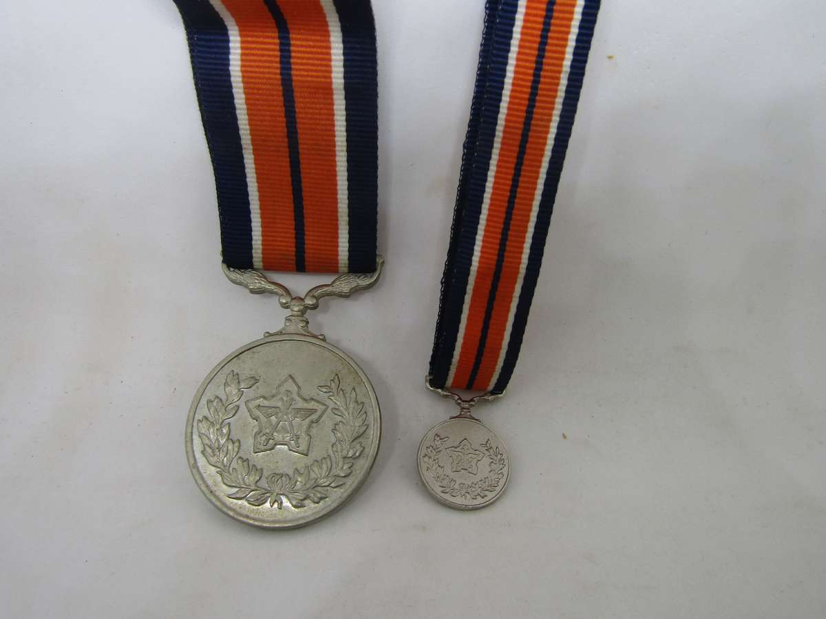 SADF General Service Medal with Miniature Full Size (O)