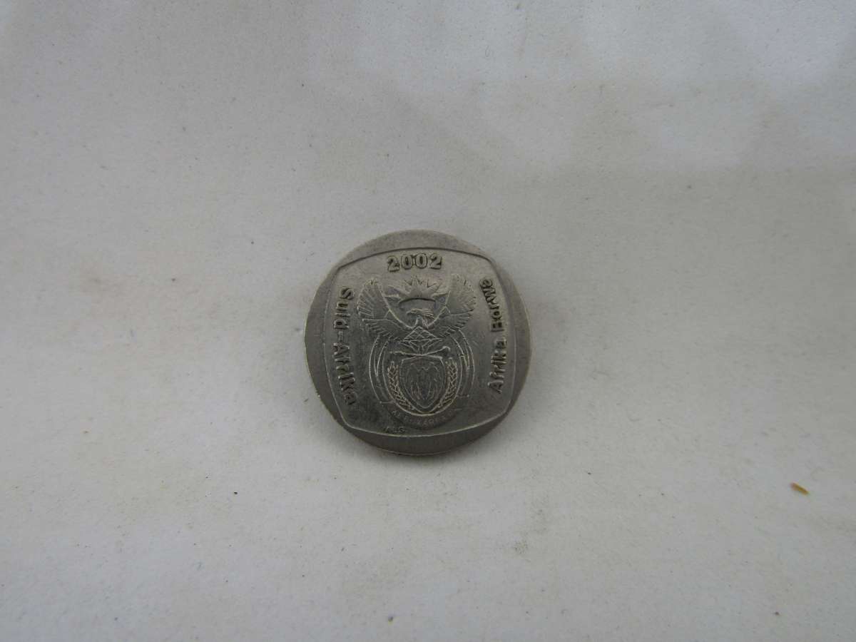 2001 World Summit One Rand coins.