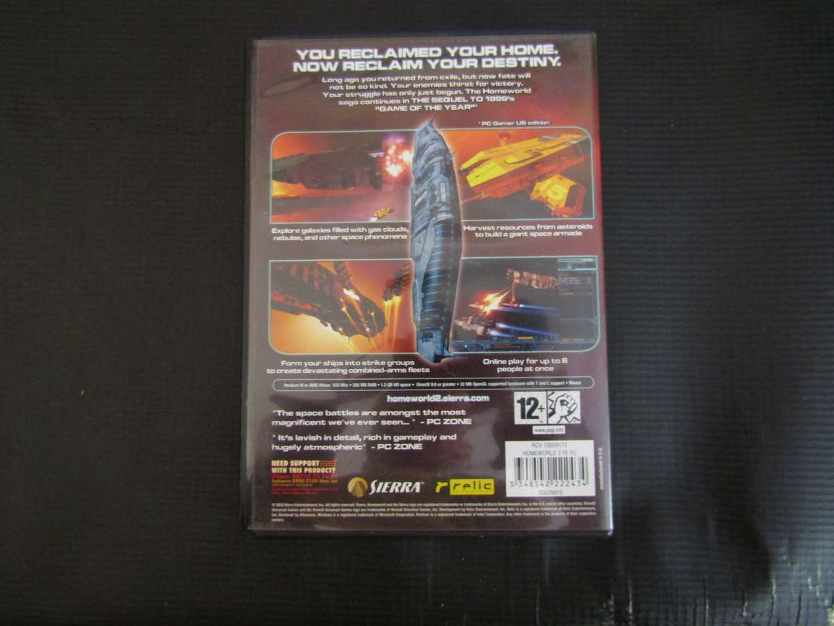 Home world 2 By Sierra Relic PC CD Game