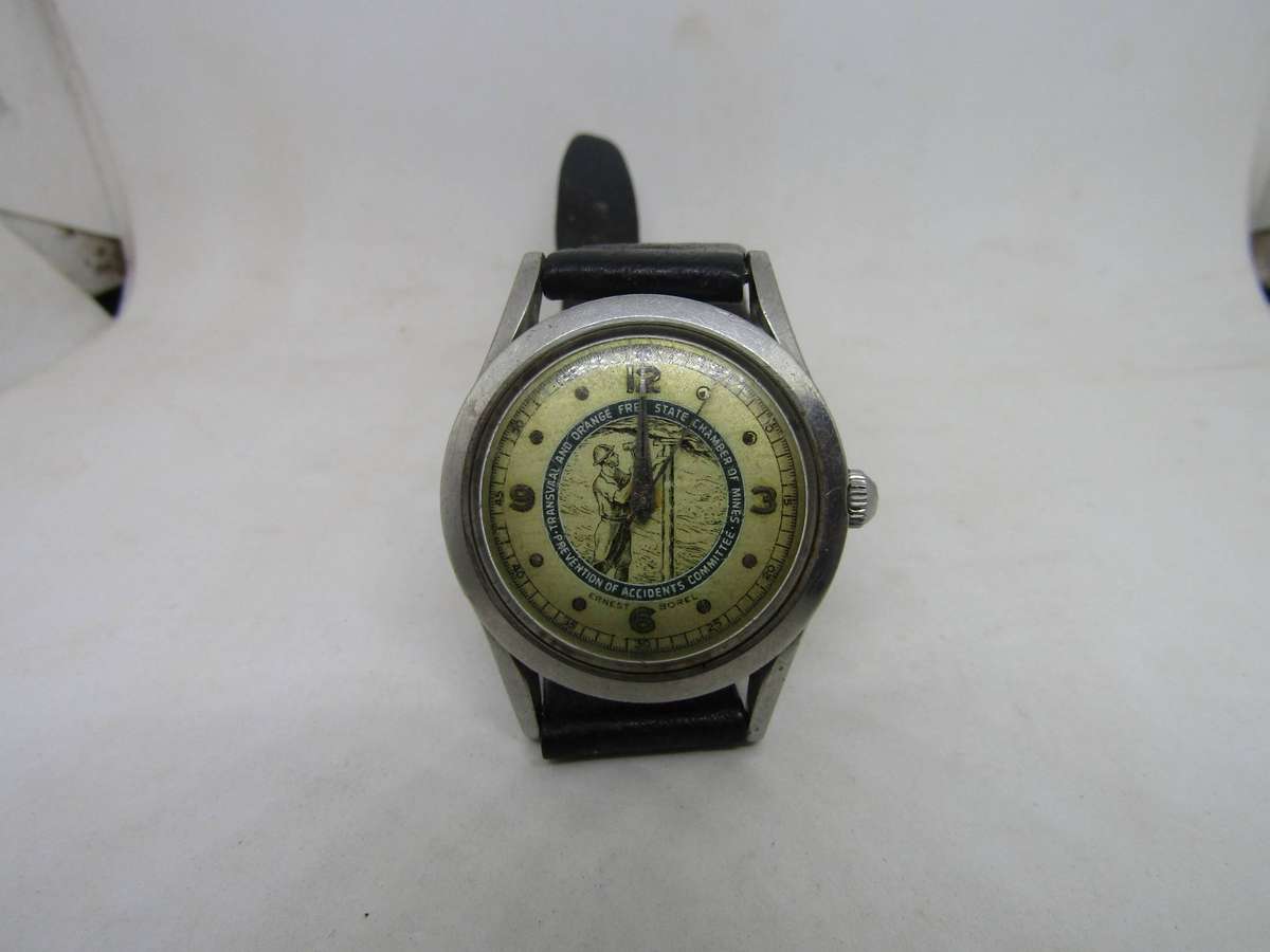 Ernest Borel Automatic Chamber of Mines Men's Wrist Watch . Working 100%