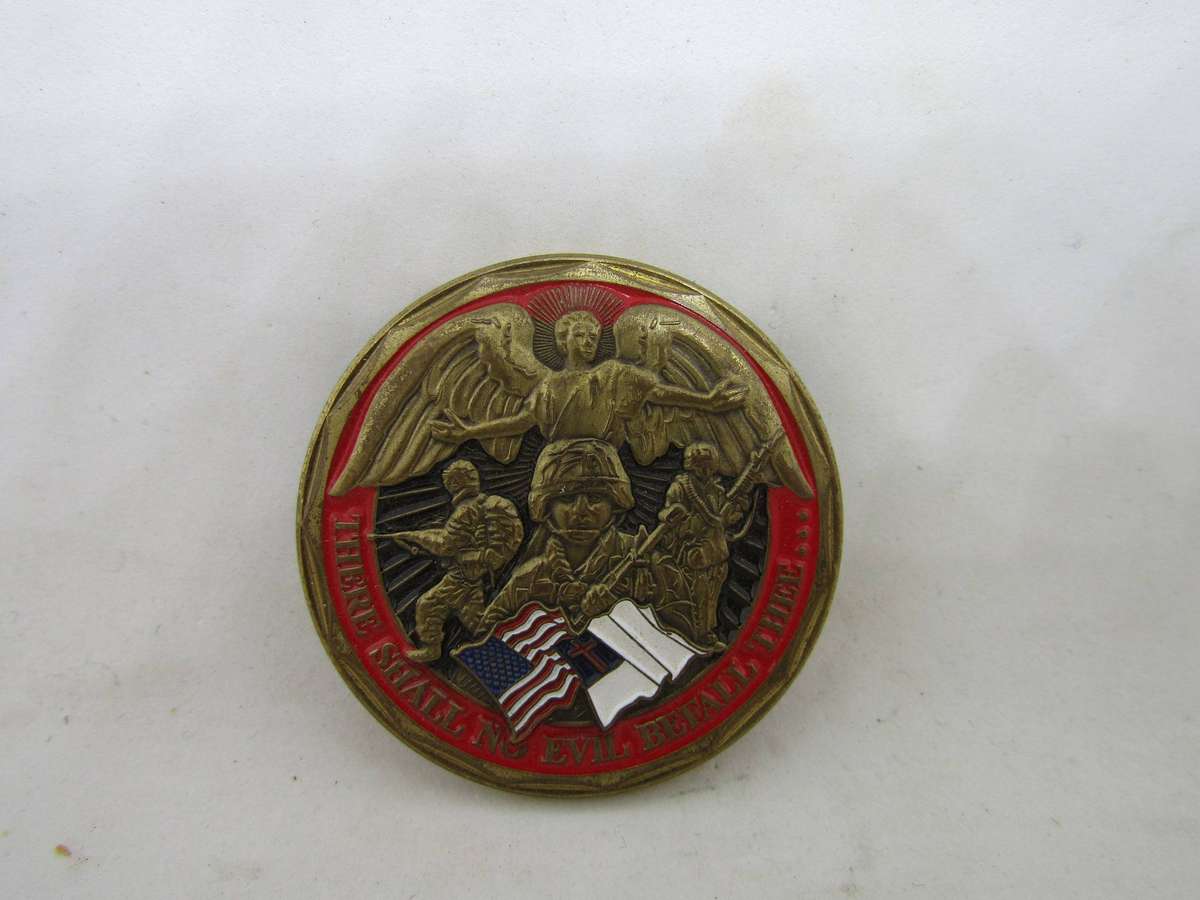 There shall be no evil befall Thee Challenge Coin