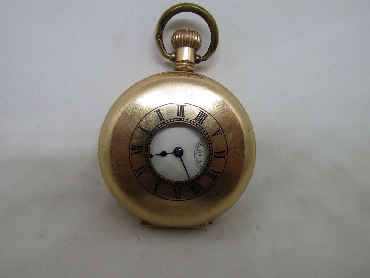 1912 Waltham's Men's Pocket  Watch.  Works. USA Made