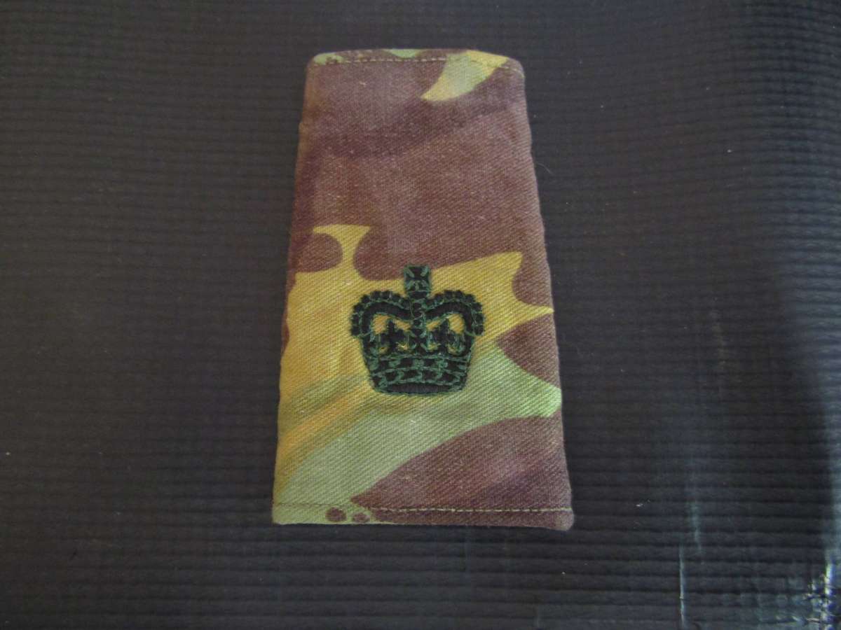 British Army DPM Officers  Ranks