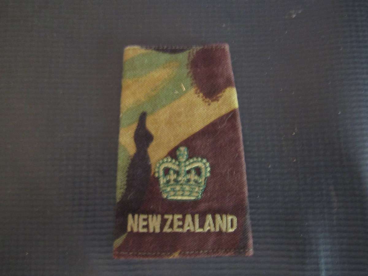 New Zealand  Army DPM Officers  Ranks