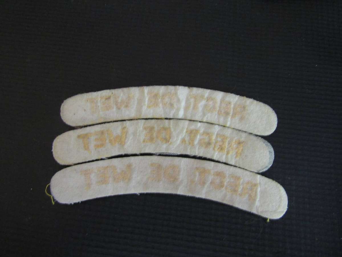 SADF De Wet Regt. Shoulder Titles ( 3 available )
