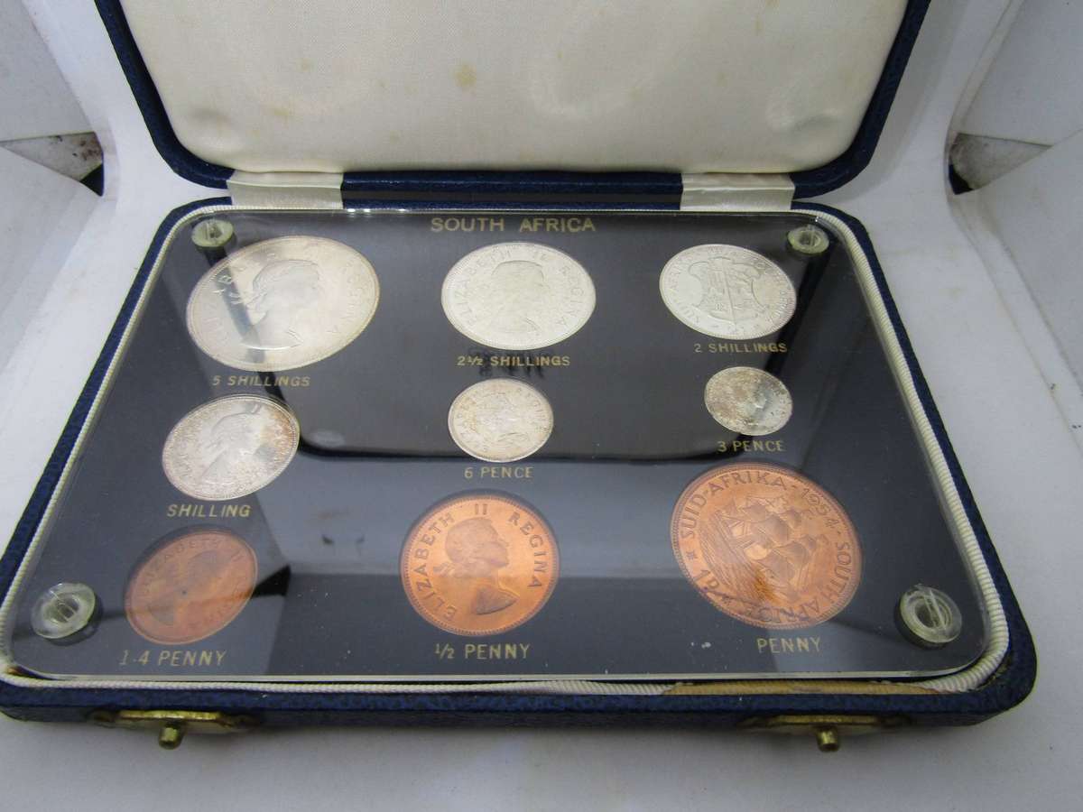 1954 South African Proof set Mintage: 875 set