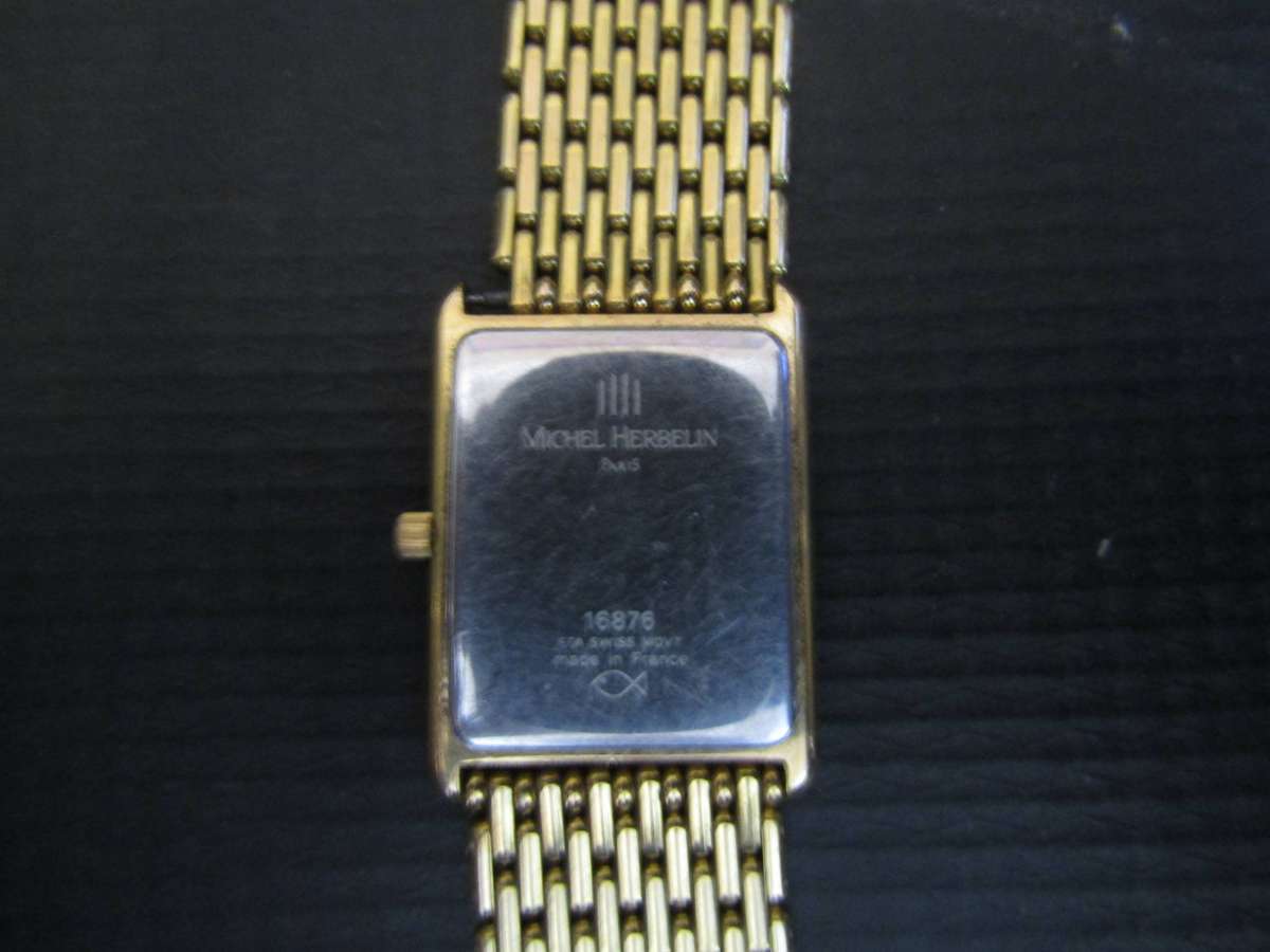 Michel Herbelin Mother of Pearl Dial  Men's Quartz wrist watch , Works 100%