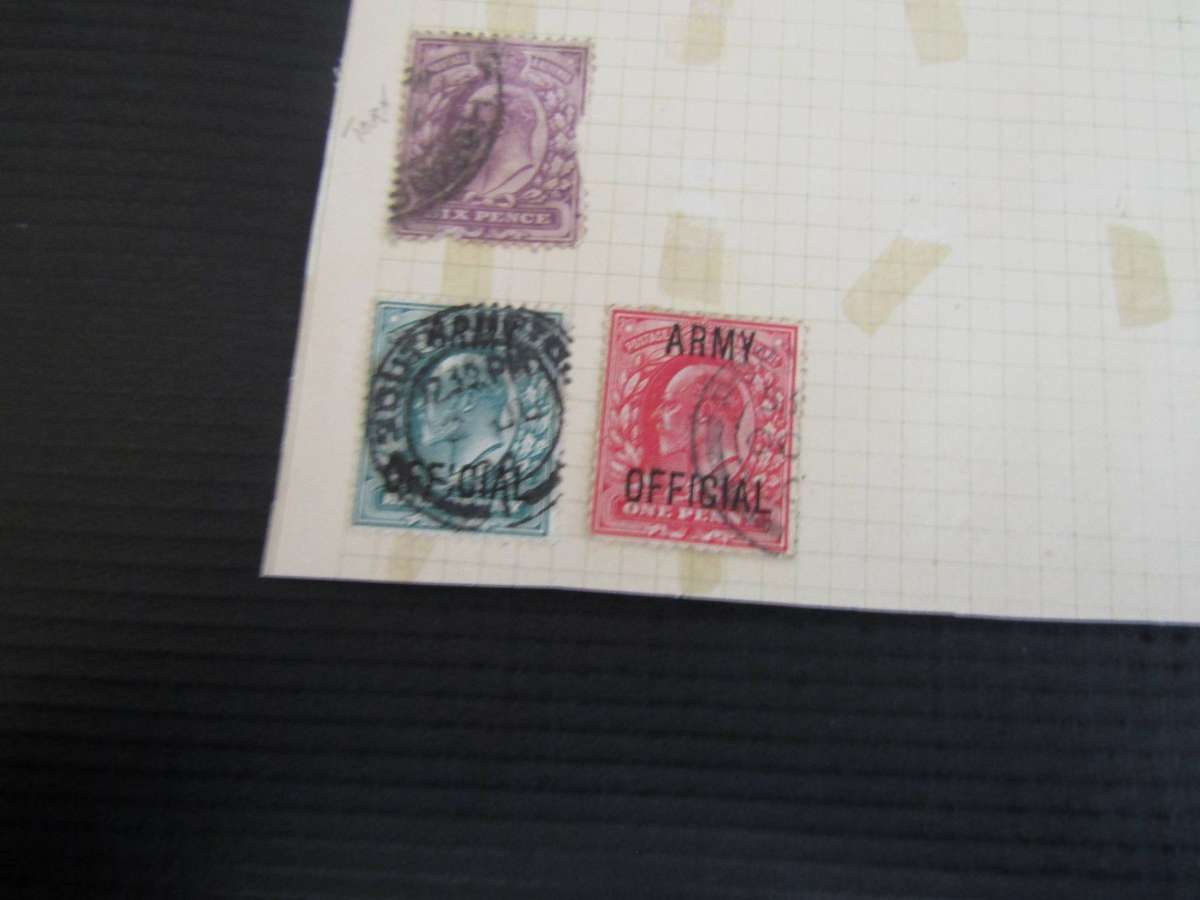 Various pages of Great Britain stamps sets. Hinged