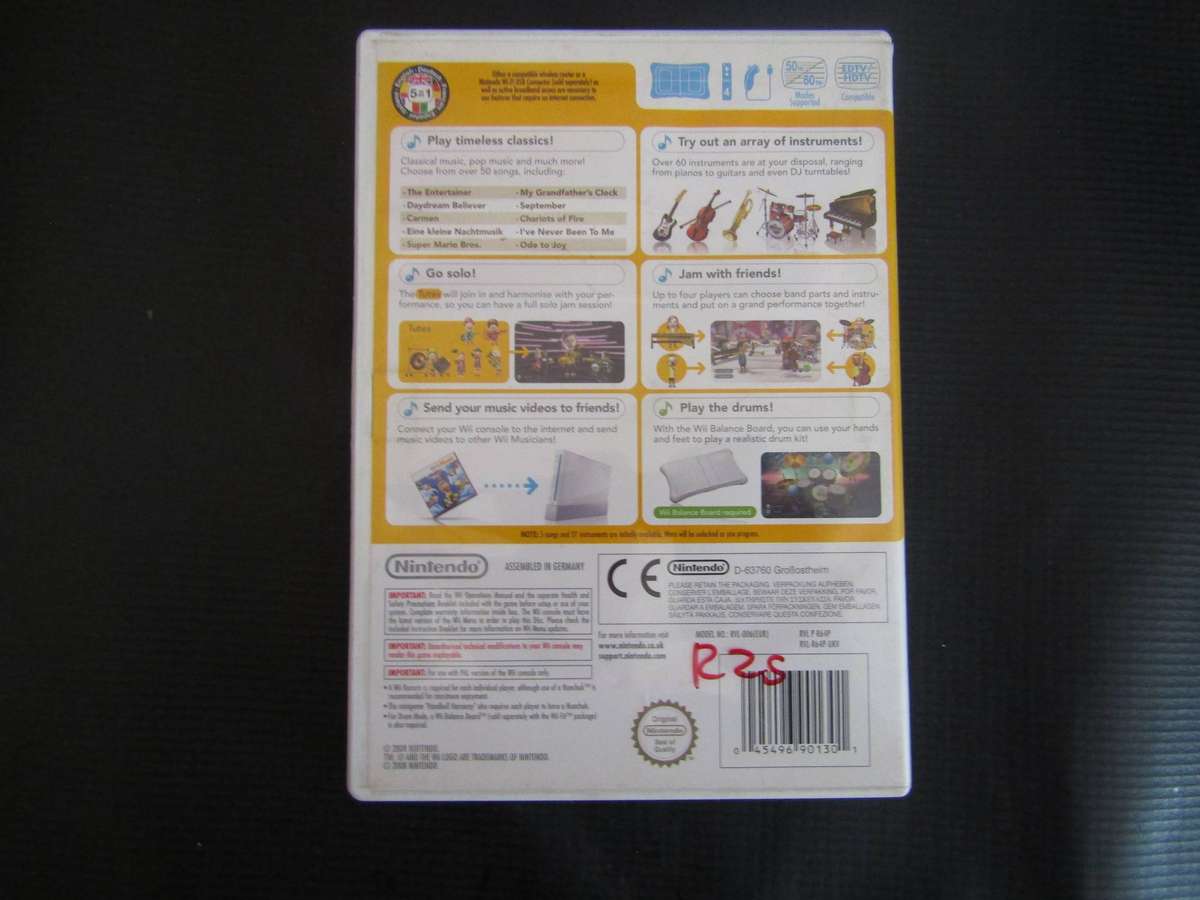 WII Music Disk and Cover only