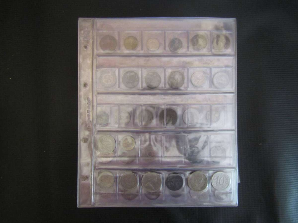 17 Pages of World and SA Coins