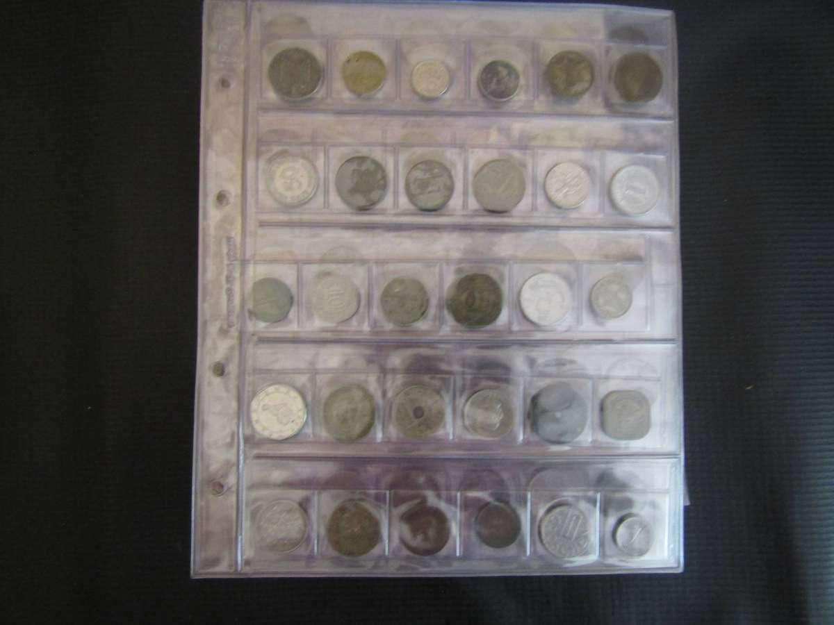 17 Pages of World and SA Coins