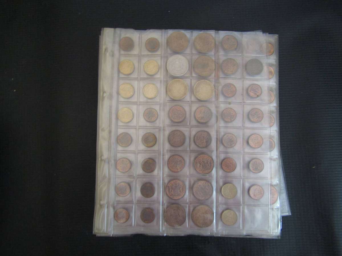 17 Pages of World and SA Coins