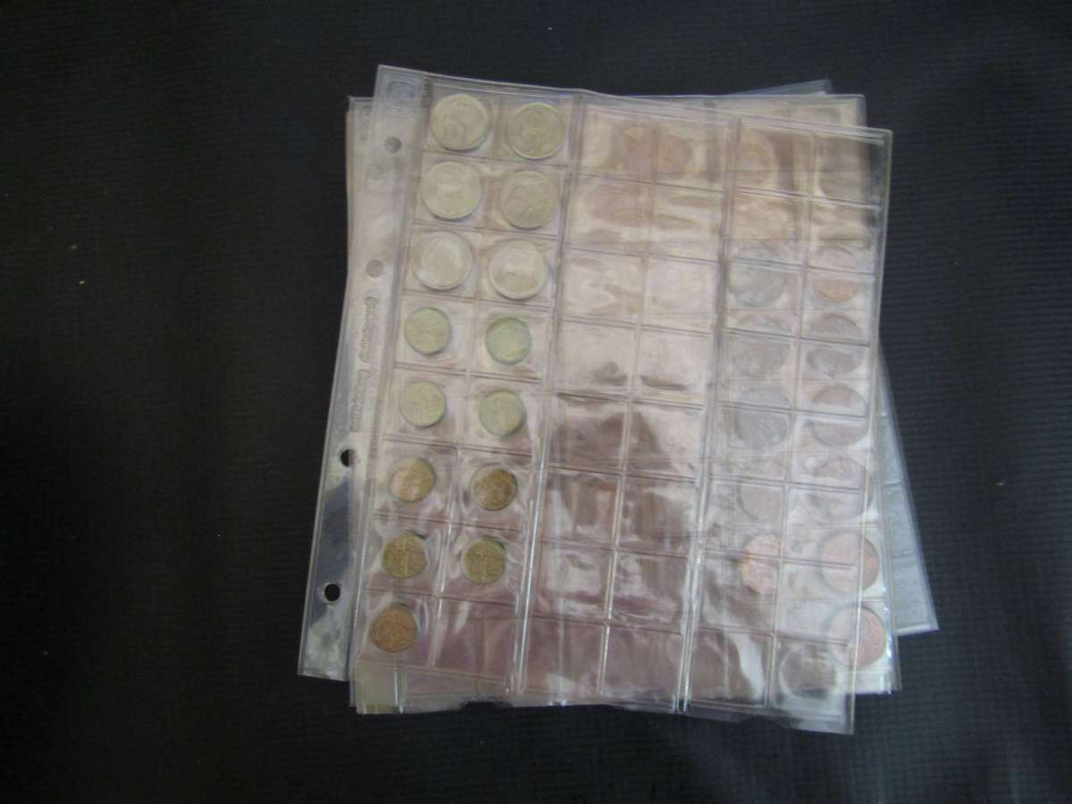 17 Pages of World and SA Coins