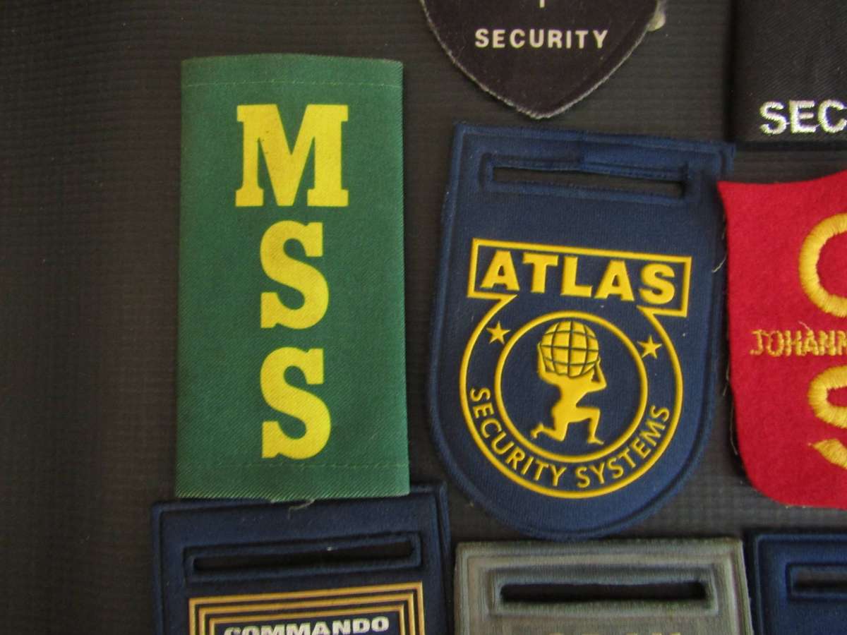 Various SA Security Comapany Shoulder Flashes