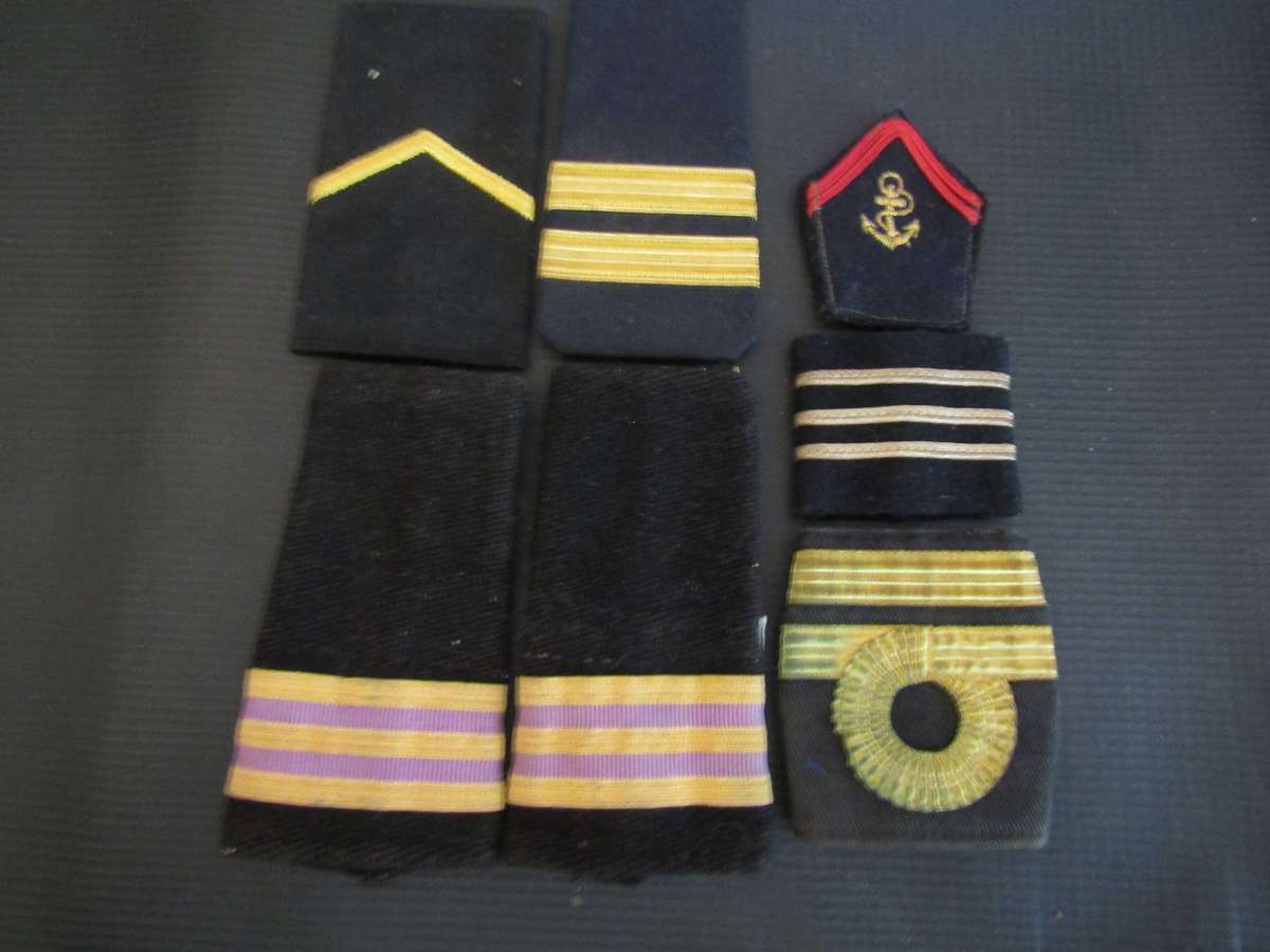 Various SA Navy Ranks and insignia