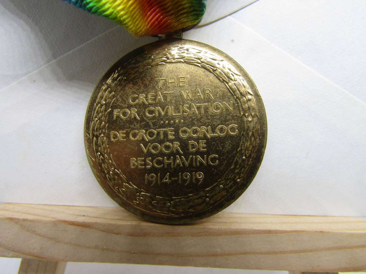 WW 1 Great War Medal to DVD DJ Lockhart SASC