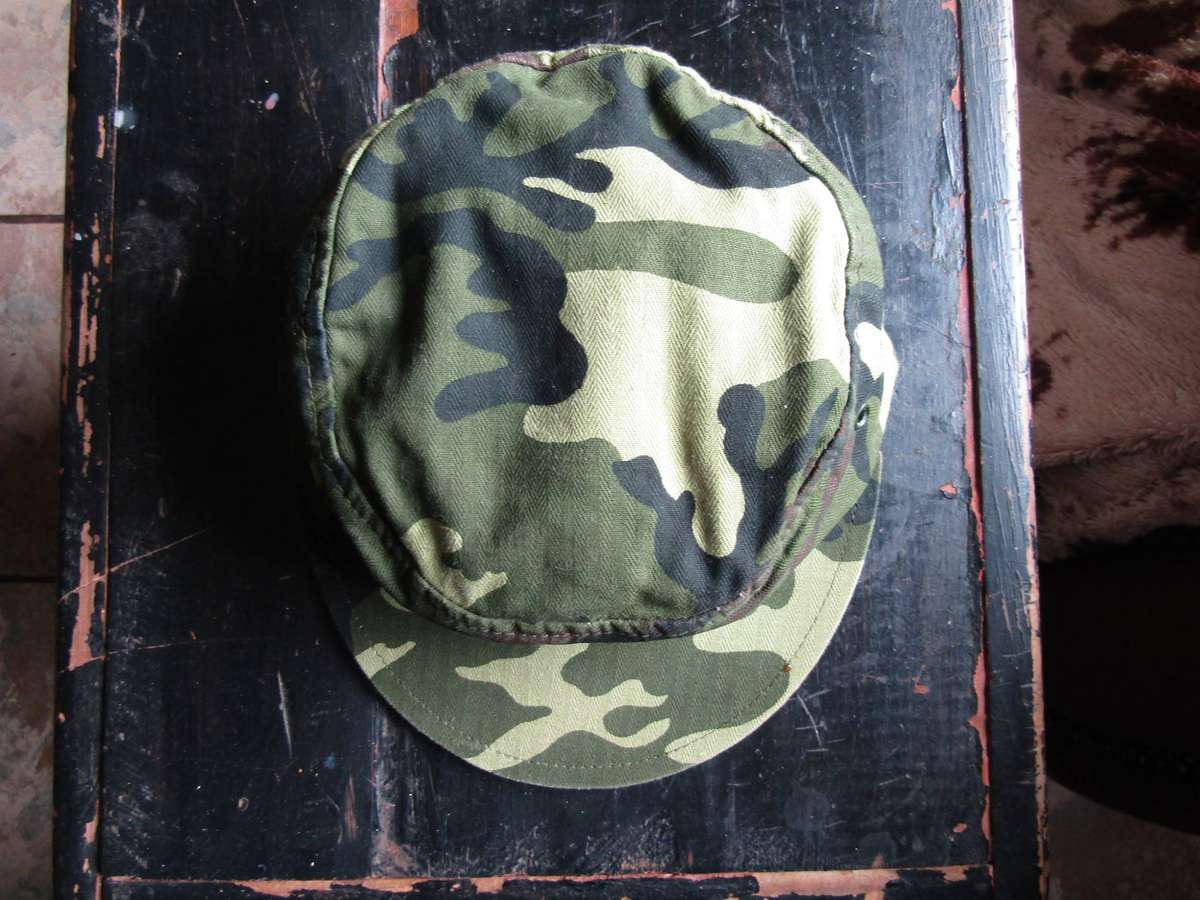 Suspected Vintage USA Woodlands Camo Cap