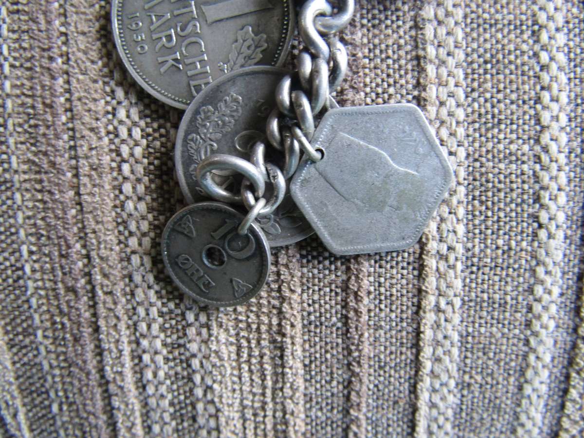 Coin Bracelet Contains Silver and World Coins