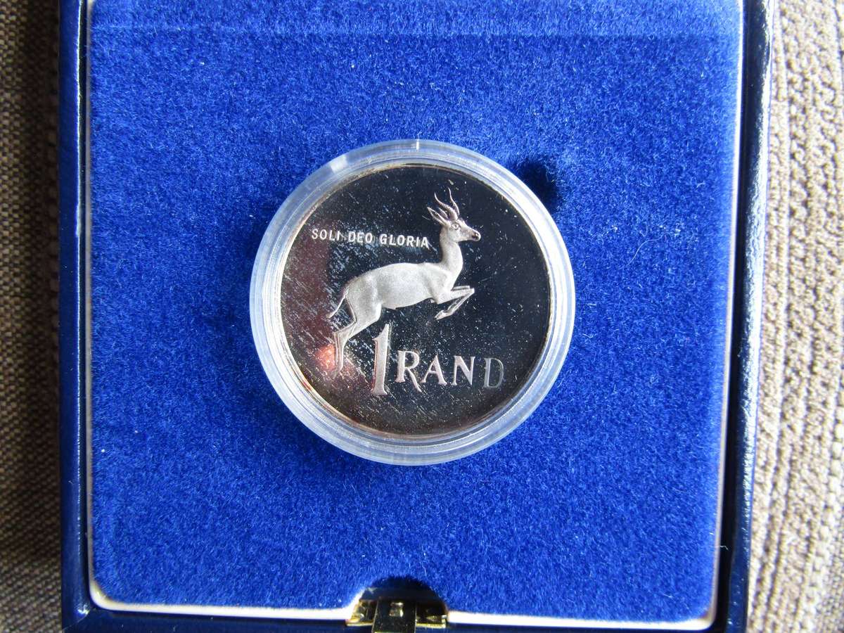 1989 South African Proof Silver R1 Mintage 15 025 (2 Available )