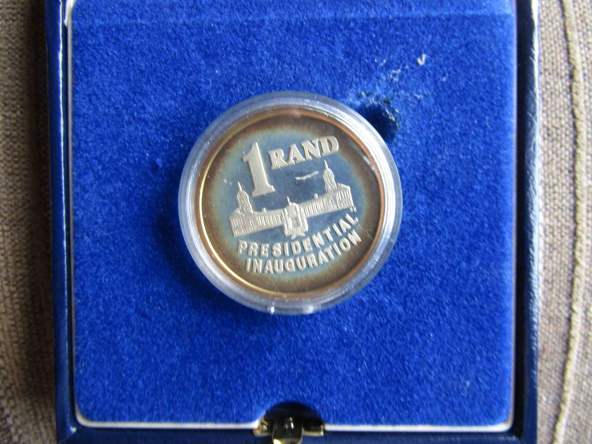1994 Presidential South African Proof Silver R1 Mintage 6269 (2 available)