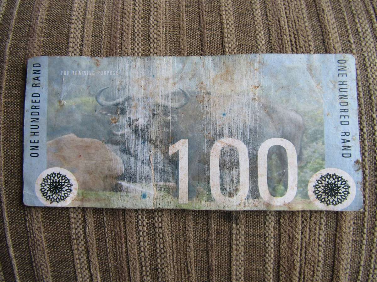 FNB Training Banknotes. For training only. R100 R50 and R10 Banknotes