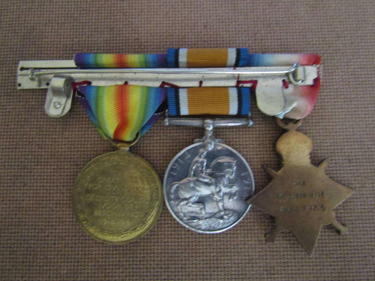 WW 1 Medals to SPR PJ van Meir